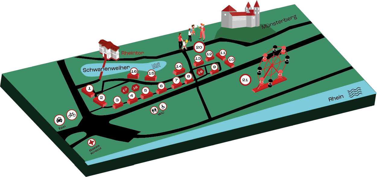 Lageplan Weinfestgelände